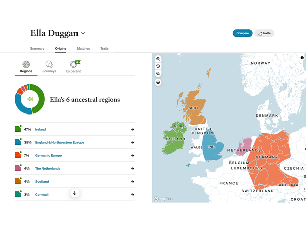 Ancestry DNA genetic test kit